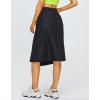 imageCargo Midi Skirt for Women  High Waist Irregular Aline Skirt for Work and Daily WearBlack