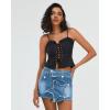 imageWomens Denim Skirt Vintage Star Patchwork Party Club Jean Skirt Casual Y2k Mini Skirt Skorts Skirts for WomenBlue