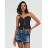 imageWomens Denim Skirt Vintage Star Patchwork Party Club Jean Skirt Casual Y2k Mini Skirt Skorts Skirts for WomenDark Blue