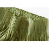 imageWomens Fringe Trim High Waist Short Pencil Bodycon Skirts Sexy Elegant Fringe Long Maxi Skirt Summer Party WorkGrass Green