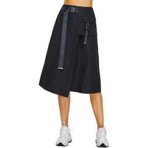 imageCargo Midi Skirt for Women  High Waist Irregular Aline Skirt for Work and Daily WearBlack