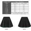 imageGothic Skirts Cute High Elastic Waisted Plaid Kilts for Women Trendy Hem Flared Knee Length Mini Skater SkirtA Green Plaid