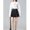 imageWomens Gothic Plaid Skirt  Black Mini KneeLength with ShortsB Black
