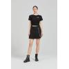 imageKisidoo Womens Gothic Skirt Basic Pleated Skirt Plaid Skirt Casual Skirt Black Mini KneeLength Skirts with Shorts